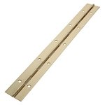 TIMCO 1800 x 32 Piano Hinge - Electro Brass (5056110809472) Tube 1 Each 434248