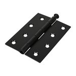 TIMCO 100 x 71 Plain Butt Hinge - Loose Pin (1840) - Black (5056110808741) Plain Bag 1 Pairs 434319