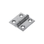 TIMCO 25 x 25 25mm Plain Butt Hinge - Fixed Pin (1838) - Zinc (5056110884653) TIMpac 1 Pairs 434364P