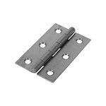 TIMCO 75 x 48 Narrow Plain Butt Hinge (5050) - Self Colour (5056110809342) Plain Bag 1 Pairs 434645