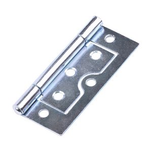 TIMCO 75 x 51 Flush Hinge (105) - Zinc (5056110809014) Plain Bag 1 Pairs 434777