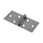 TIMCO 38 x 87 Backflap Hinge - Uncranked Knuckle (404) - Self Colour (5056110809120) Plain Bag 1 Pairs 434783