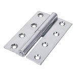 TIMCO 101 x 63 Lift Off Hinge (457) - Left Hand - Zinc (5056110809441) Plain Bag 1 Pairs 434815