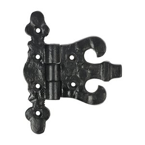 TIMCO 85mm 105mm Pair of Unequal Hinges - Antique Black (5056110884509) Bag 1 Pairs 442523