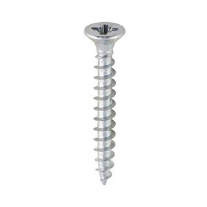 TIMCO 4.5 x 35 35mm Solo Chipboard & Woodscrews - PZ - Double Countersunk - Zinc (5055331847362) Box 200 Pieces 45035SOLOZ