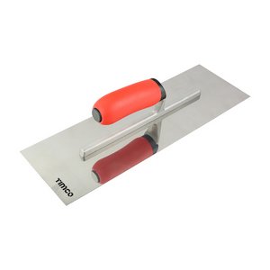 TIMCO 5 x 14IN 350mm Plastering Trowel - Carbon Steel (5056110861449) Backing Card 1 Each 468202