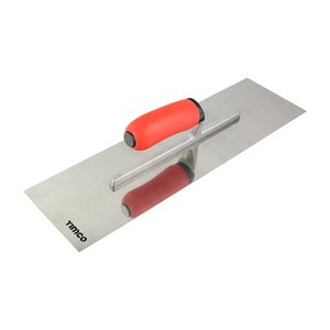 TIMCO 5 x 16IN 400mm Plastering Trowel - Carbon Steel (5056110861456) Backing Card 1 Each 468203