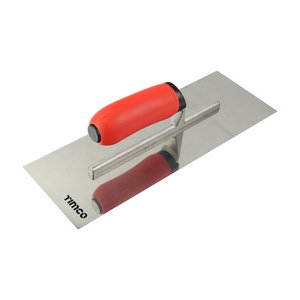 TIMCO 5 x 16IN 400mm Professional Plasterers Trowel - Stainless Steel (5056110861470) Backing Card 1 Each 468205