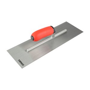 TIMCO 5 x 18IN 450mm Professional Plasterers Trowel - Stainless Steel (5056110861487) Backing Card 1 Each 468206