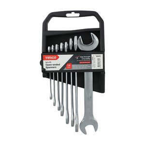 TIMCO 8pcs Spanner Set - Open-ended (5056110861791) Pack 8 Pieces 468236