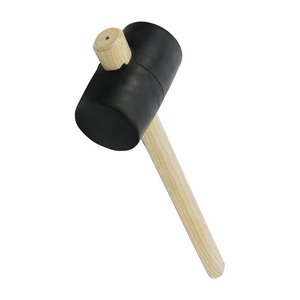 TIMCO 16oz 322mm Rubber Mallet - Black (5056110862101) Unit 1 Each 468267