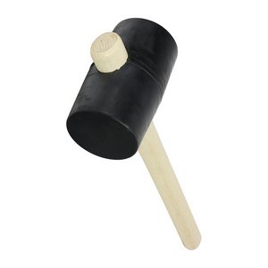 TIMCO 32oz 343mm Rubber Mallet - Black (5056110862125) Unit 1 Each 468269