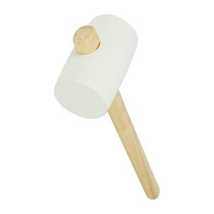 TIMCO 24oz 340mm Rubber Mallet - White (5056110862149) Unit 1 Each 468271