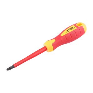 TIMCO PH2 x 100mm 100mm VDE Screwdriver - Phillips (5056601904433) Clip 1 Each 468333