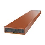 TIMCO 15 x 4 x 1050mm Intumescent Fire Only Seals - Door Pack - Brown (5056110831930) Bag 5 Pieces 487097