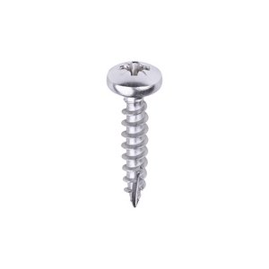 TIMCO 5.0 x 25 25mm Classic Multi-Purpose Screws - PZ - Pan Head - A2 Stainless Steel (5056110816975) Box 200 Pieces 50025CLAPSS