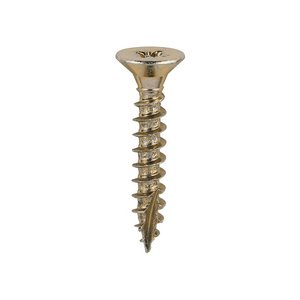 TIMCO 5.0 x 30 30mm Classic Multi-Purpose Screws - PZ - Double Countersunk - Yellow (5055017507405) Box 200 Pieces 50030CLAF