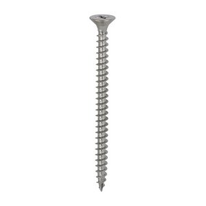 TIMCO 5.0 x 70 70mm Classic Multi-Purpose Screws - PZ - Double Countersunk - A4 Stainless Steel (5056110862477) Box 200 Pieces 50070CLA4