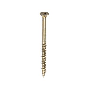TIMCO 5.0 x 70 70mm Velocity Premium Multi-Use Screws - PZ - Double Countersunk - Yellow (5055331805003) Box 200 Pieces 50070VY