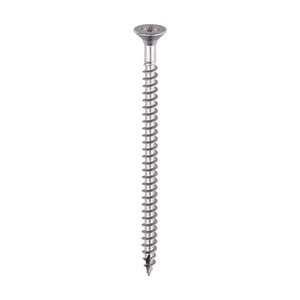 TIMCO 5.0 x 80 80mm Classic Multi-Purpose Screws - PZ - Double Countersunk - A4 Stainless Steel (5056110862484) Box 200 Pieces 50080CLA4