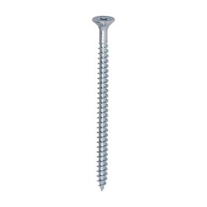TIMCO 5.0 x 80 80mm Solo Chipboard & Woodscrews - PZ - Double Countersunk - Zinc (5055331847515) Box 200 Pieces 50080SOLOZ