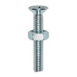 TIMCO M5 x 16 Machine Screws - PZ - Countersunk & Hex Nuts - Zinc (5056110853635) TIMpac 35 Pieces 5016CPMHNP