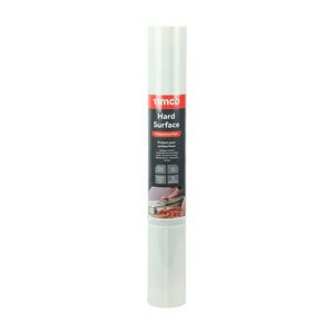 TIMCO 50m x 0.6m Protective Film - For Hard Surfaces (5055331814531) Roll 1 Each 50HP