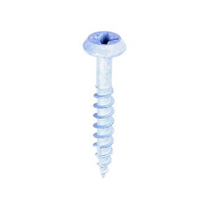 TIMCO 6.0 x 40 40mm Rainwater Screws - PZ - Low Profile Pan - Exterior - White (5056601905003) Box 200 Pieces 60040CLARWBX