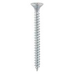 TIMCO 6.0 x 40 40mm Solo Chipboard & Woodscrews - PZ - Double Countersunk - Zinc (5056110843803) Box 200 Pieces 60040SOLOZ
