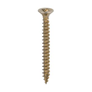 TIMCO 6.0 x 60 60mm Classic Multi-Purpose Screws - PZ - Double Countersunk - Yellow (5055017507542) Box 200 Pieces 60060CLAF