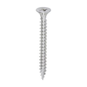 TIMCO 6.0 x 60 60mm Classic Multi-Purpose Screws - PZ - Double Countersunk - A2 Stainless Steel (5055017524310) Box 200 Pieces 60060CLASS
