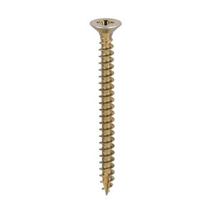TIMCO 6.0 x 70 70mm Classic Multi-Purpose Screws - PZ - Double Countersunk - Yellow (5055017507559) Box 200 Pieces 60070CLAF