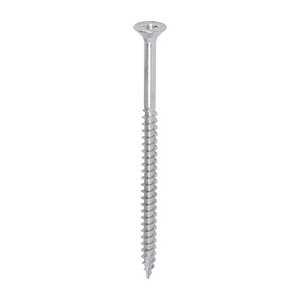 TIMCO 6.0 x 100 100mm Classic Multi-Purpose Screws - PZ - Double Countersunk - A2 Stainless Steel (5055017524358) Box 100 Pieces 60100CLASS