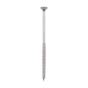 TIMCO 6.0 x 130 130mm Classic Multi-Purpose Screws - PZ - Double Countersunk - A4 Stainless Steel (5056110862521) Box 100 Pieces 60130CLA4