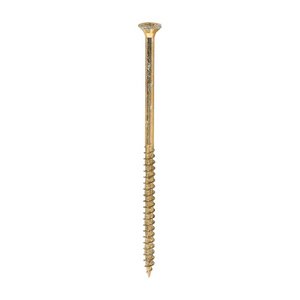 TIMCO 6.0 x 130 130mm Velocity Premium Multi-Use Screws - PZ - Double Countersunk - Yellow (5055331805140) Box 100 Pieces 60130VY