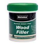 Metolux 250ml Metolux 1 Part Wood Filler - Light Oak (5018567124799) Tin 1 Each 65390