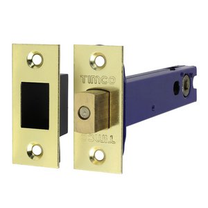 TIMCO 129 case / 108 backset Architectural Tubular Deadbolt - Electro Brass & Satin Nickel (5056110888699) TIMbag 1 Each 675198P