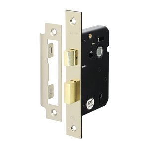 TIMCO 63 case / 45 backset 3 Lever Sashlock with Extra Long Keys - Satin Nickel (5056110884264) Bag 1 Each 675267