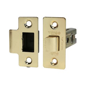 TIMCO 67 case / 45 backset Tubular Latch - Electro Brass (5056110888583) TIMbag 1 Each 675303P