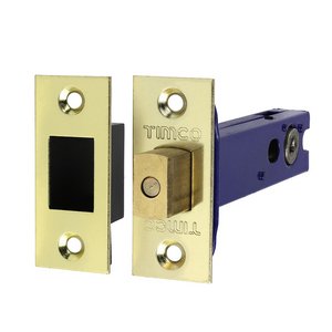 TIMCO 103.5 case / 82.5 backset Architectural Tubular Deadbolt - Electro Brass & Satin Nickel (5056110888682) TIMbag 1 Each 675481P