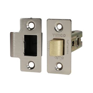 TIMCO 67 case / 45 backset Tubular Latch - Satin Nickel (5056110837529) Plain Bag 1 Each 675900