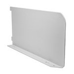 TIMCO 300mm Twin Slot Shelf End - White (5056110816050) Bag 1 Pairs 712761