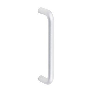 TIMCO 100mm 100mm D Shaped Cabinet Handle - Satin Anodised Aluminium (5056110897714) Bag 1 Each 725098BX