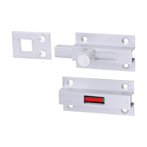 TIMCO 66 x 32 66mm Bathroom Indicator Bolt - Satin Anodised Aluminium (5056110897905) Bag 1 Each 725170BX