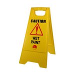 TIMCO 610 x 300 x 30 A-Frame Safety Sign - Caution Wet Paint (5056110832722) Bag 1 Each 747654