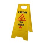 TIMCO 610 x 300 x 30 A-Frame Safety Sign - Caution Trip Hazard (5056110832715) Bag 1 Each 747987