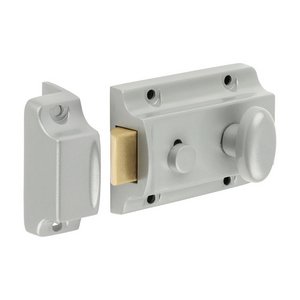 TIMCO 91 case / 60 backset Traditional Nightlatch - Silver (5056110888989) Box 1 Each 765508