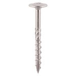 TIMCO 8.0 x 80 80mm Timber Frame Construction & Landscaping Screws - Wafer - A2 Stainless Steel (5056110836270) Tube 20 Pieces 80INDEXWSST