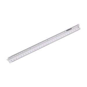 TIMCO 300mm 300mm Triangular Scale Ruler (5056110899749) Backing Card 1 Each 863468