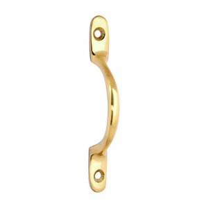 TIMCO 100mm 100mm Traditional Pattern Sash Pull Handle - Polished Brass (5056601909582) TIMpac 1 Each 949014P